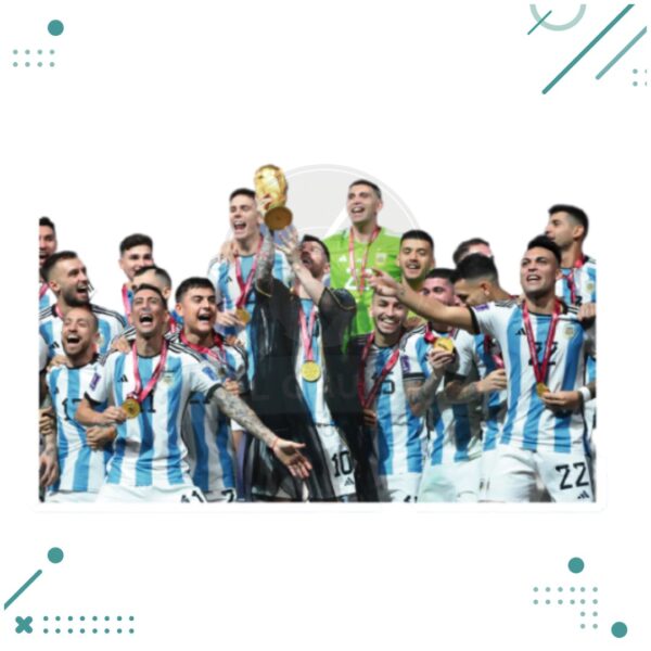 Sticker Selección Argentina – Festejo Campeones del mundo MOD2