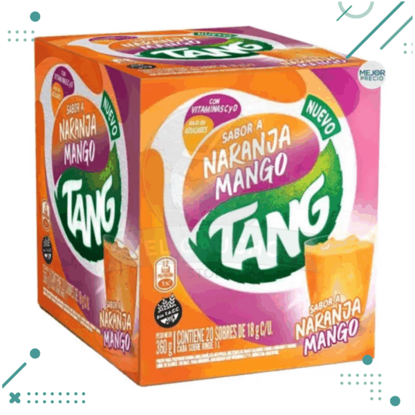 Jugo Tang Naranja - Mango 18g (CAJA 20u) (360g)