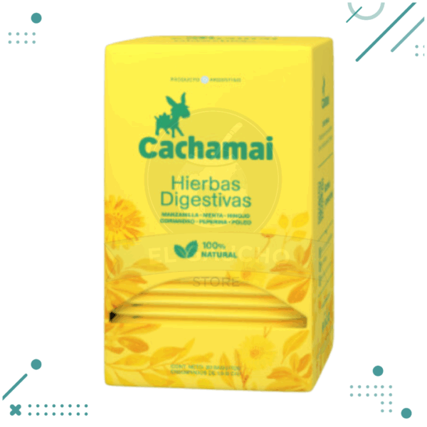 Te Cachamai Mezcla de Hierbas Digestivas con Manzanilla 20 Saquitos de 1,5gr (30gr)