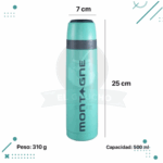 Termo Montagne Bala 500 Ml VERDE AQUA - Imagen 3