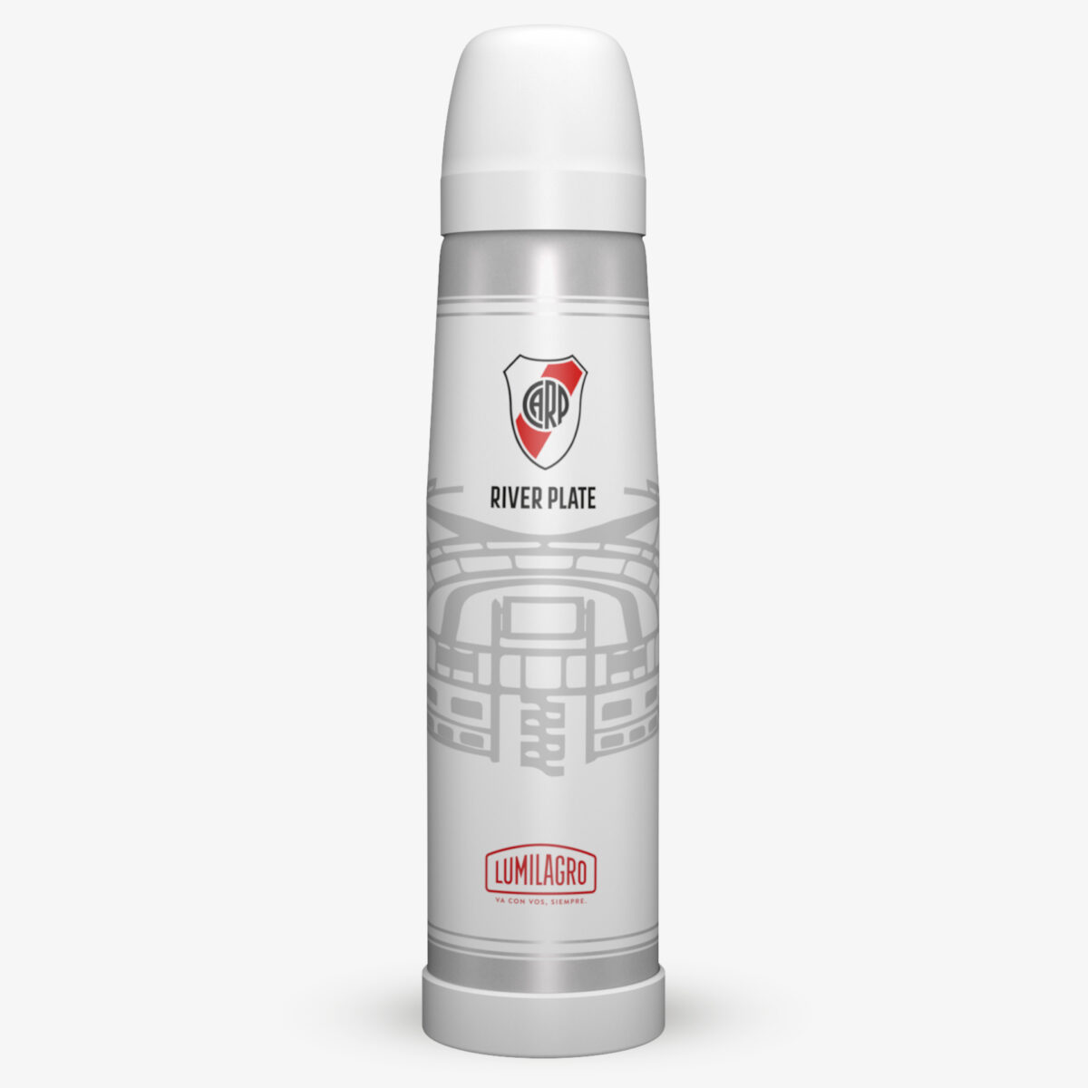 Termo de Acero Luminox River Plate - Modelo 1 - Imagen 1