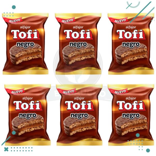 Tofi Alfajor Negro Clásico (46gr.) (6u.) (276gr.)