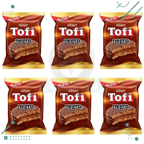 Tofi Alfajor Negro Clásico (46gr.) (6u.) (276gr.)