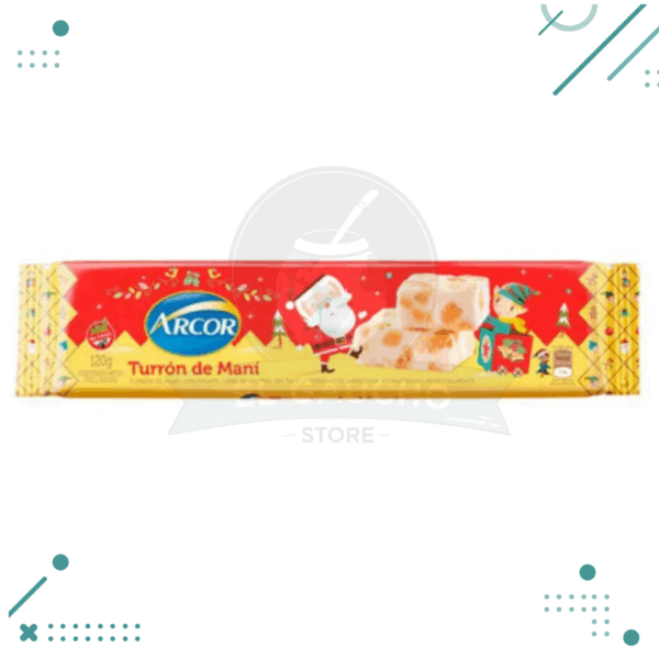 Turron De Mani Navidad, Arcor (120gr)
