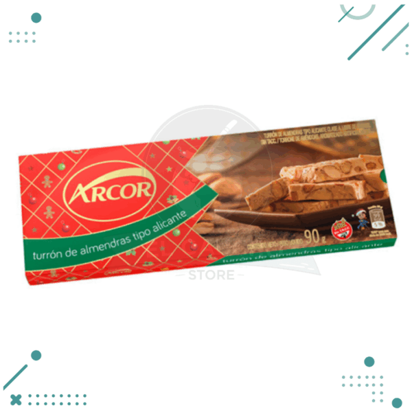 Turron de Almendras Tipo Alicante Arcor (100gr)
