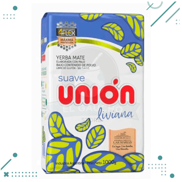 Yerba Mate Unión, SUAVE LIVIANA (1Kg)