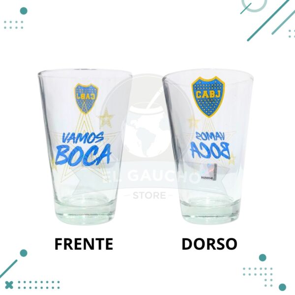 VASO CONICO TANGO BOCA JUNIORS, VAMOS BOCA 400cc