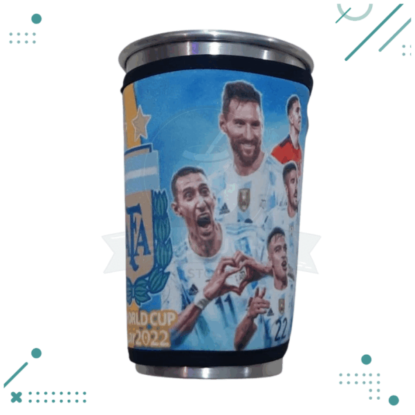 Vaso Aluminio Scaloneta con funda de neoprene 1 litro