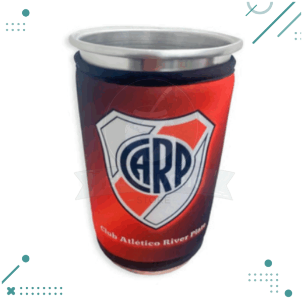 Vaso Aluminio RIVER con funda de neoprene 1 litro