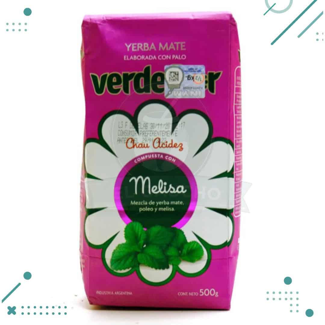 verdeflor-1.png Yerba Mate VerdeFlor Melisa, Chau Acidez (500g) - Imagen 1