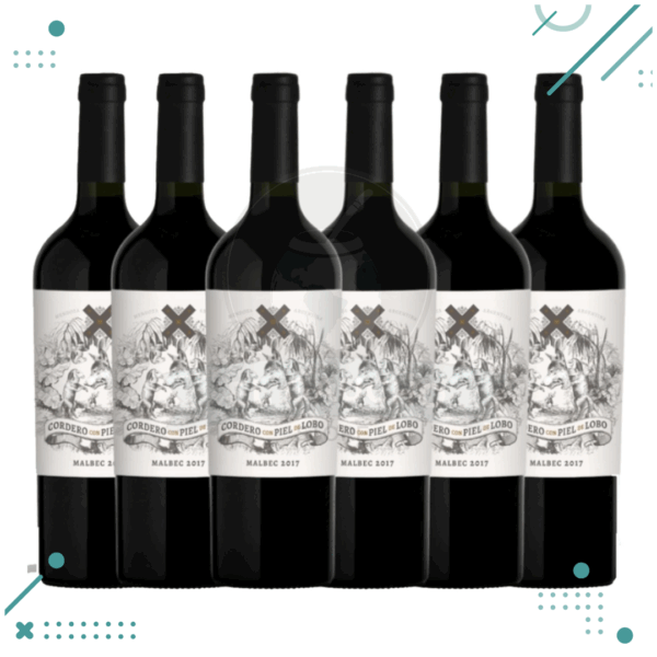Cordero Con Piel De Lobo Malbec 750ml (Pack x6 botellas)