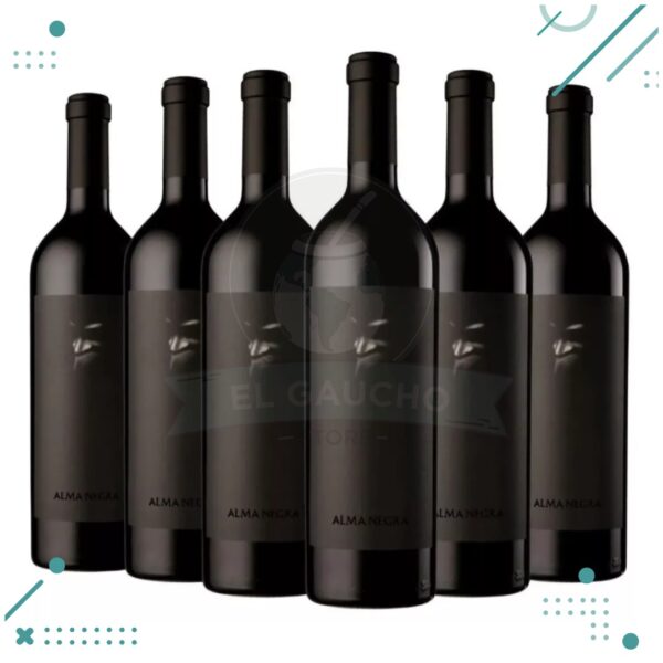 Vino ALMA NEGRA Blend 750ml (Pack x6 botellas)