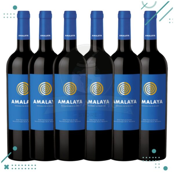 Vino Amalaya Malbec 750ml (Pack x6 botellas)