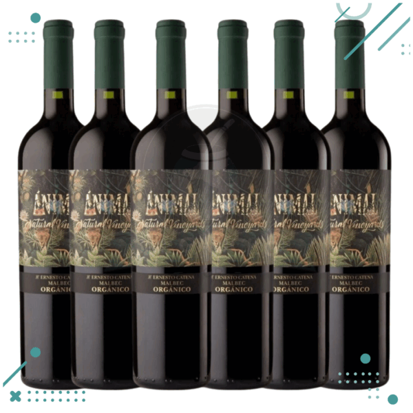 Vino Animal Malbec ORGANICO 750ml (Pack x6 botellas)