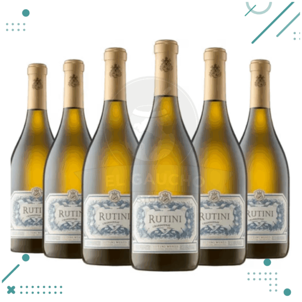 Vino Rutini Chardonnay 750ml (Pack x6 botellas)