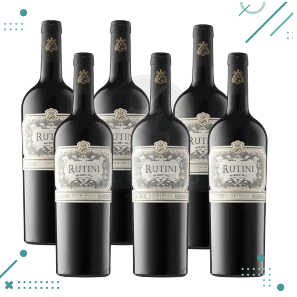 Vino Rutini MALBEC 750ml (Pack x6 botellas)