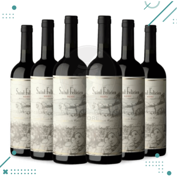 Vino Saint Felicien Malbec Catena 750ml (Pack x6 botellas)