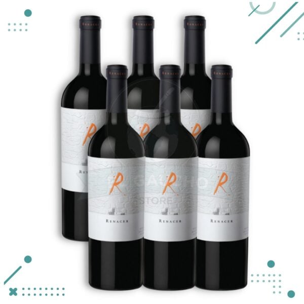 Vino tinto Renacer Malbec 750ml (Pack x6 botellas)