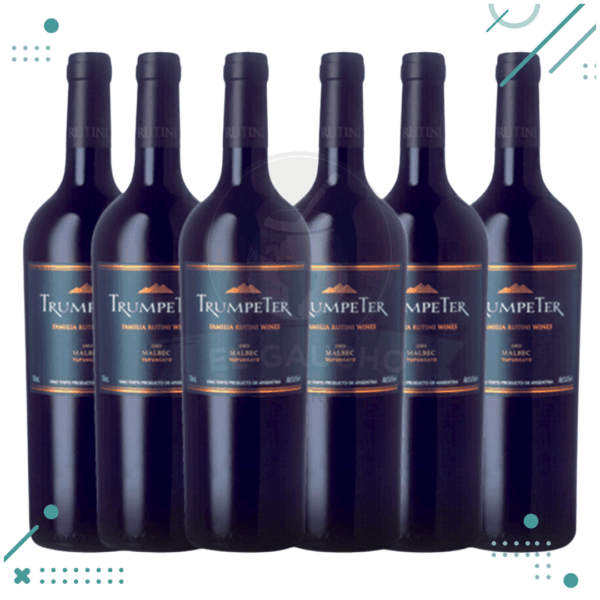 Vino Trumpeter Malbec Bot 750ml (Pack x6 botellas)