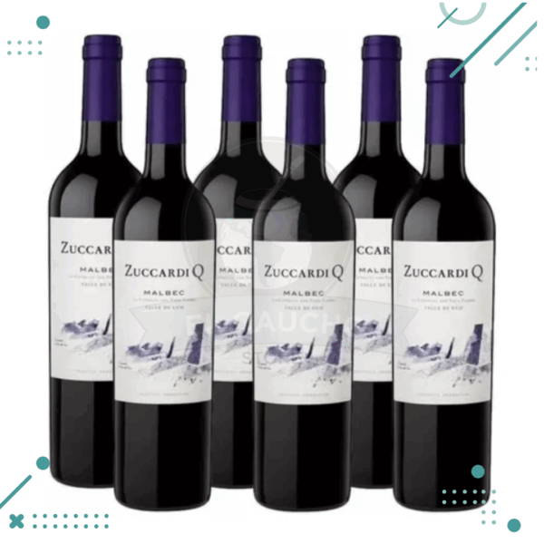 Vino Zuccardi Q Malbec 750ml (Pack x6 botellas)