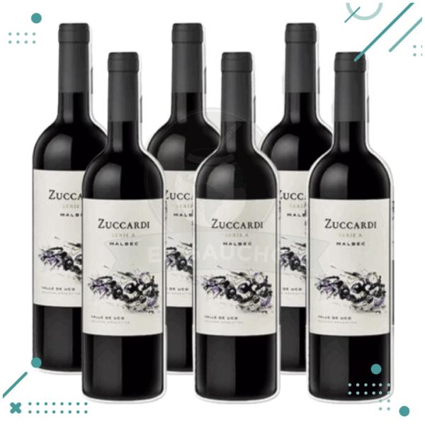 Vino Zuccardi Serie A Malbec 750ml (Pack x6 botellas)