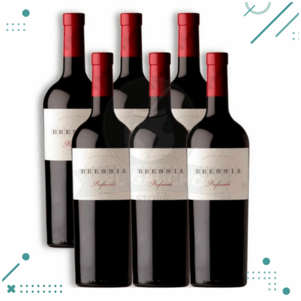 Vino Bressia Profundo (750ml) (Pack x6 botellas)
