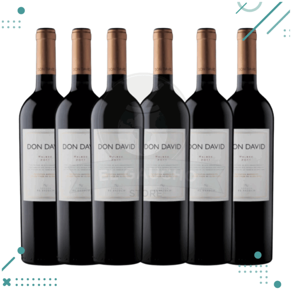 Vino Don David Malbec 750ml (Pack x6 botellas)