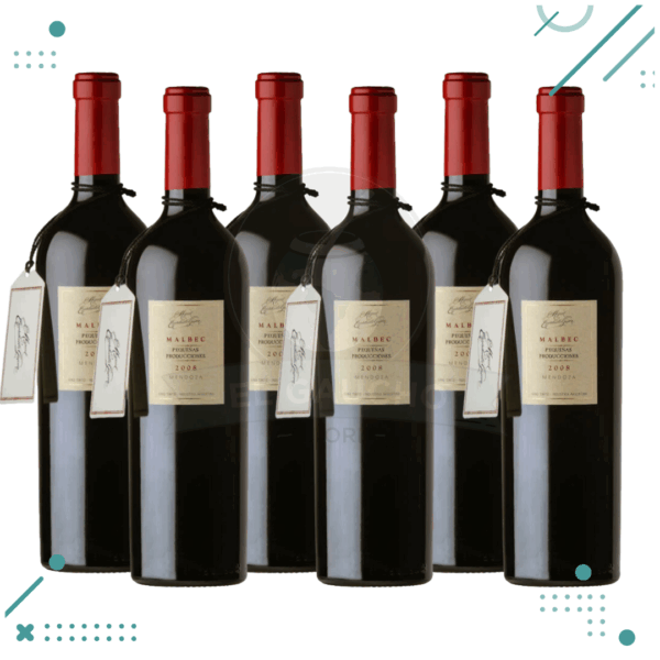 Vino Escorihuela Gascon Pequeñas Producciones Malbec 750ml (Pack x6 botellas)