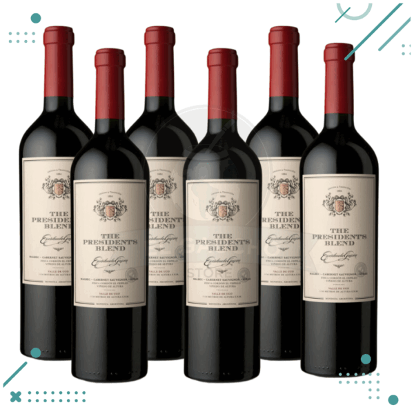 Vino Escorihuela Gascon Presidents Blend 750ml (Pack x6 botellas)
