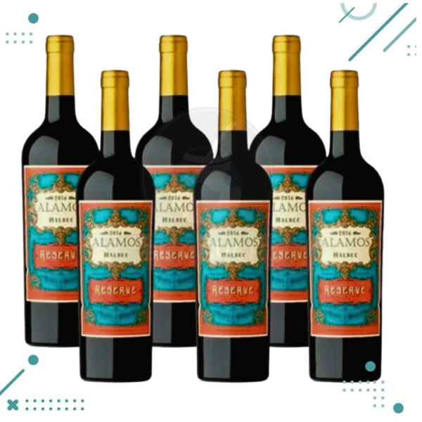 Vino Alamos Reserva – Malbec (Pack x6 botellas)