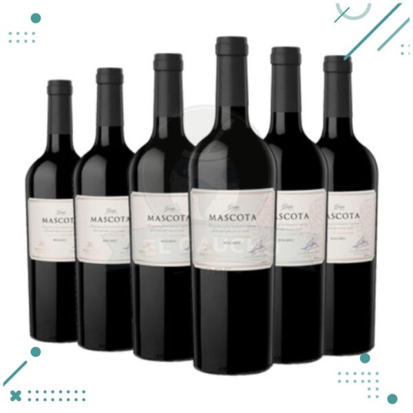 Vino Gran MASCOTA Malbec 750ml (Pack x6 botellas)