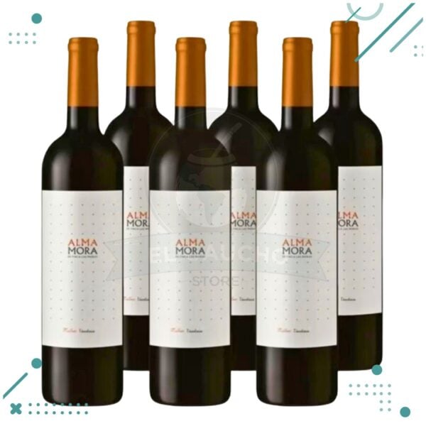 Vino Alma Mora Malbec 750ml (Pack x6 botellas)