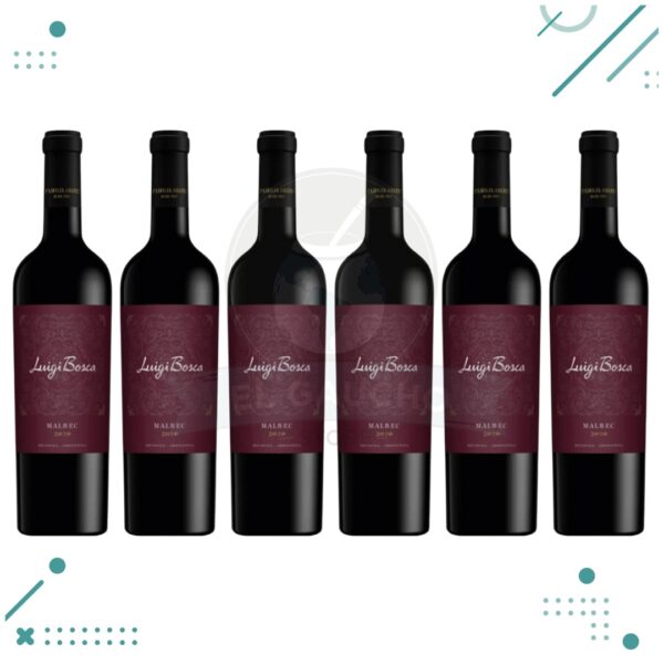 Vino Luigi Bosca Malbec 750ml (Pack x6 botellas)
