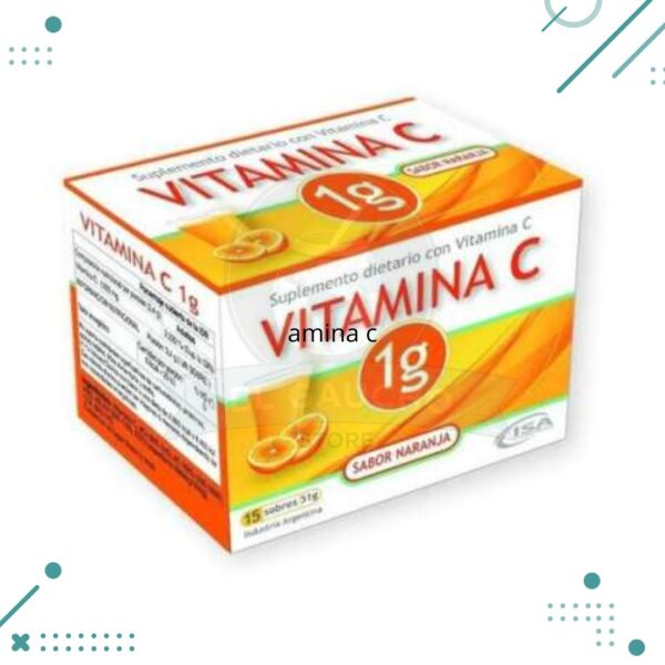 Vitamina C 1gr. Sabor Naranja x15 sobres laboratorio ISA