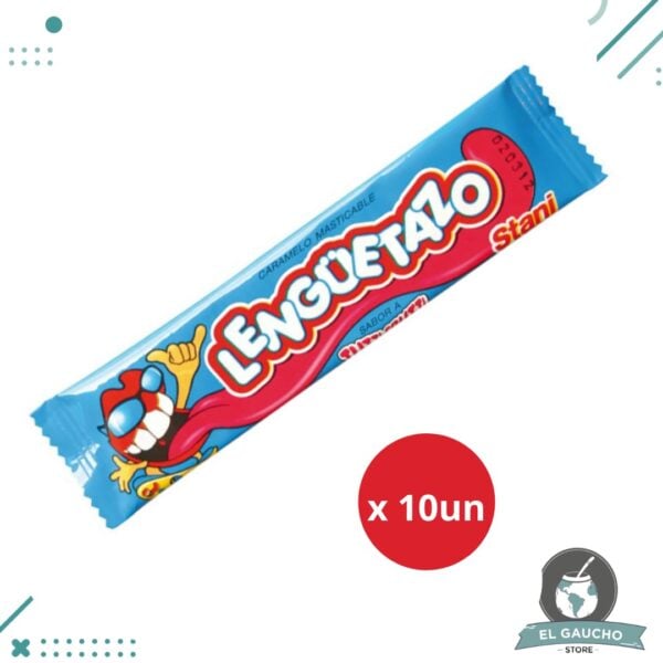 Caramelo Lenguetazo Masticable, sabor Tutti Frutti (13gr.) (Pack 10u.) (130gr.)