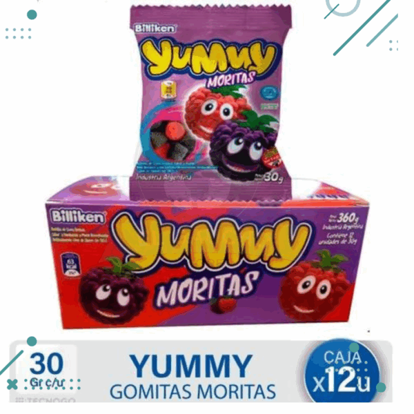 Gomitas Yummy Moritas (30g) (Caja X12un) (360GR)