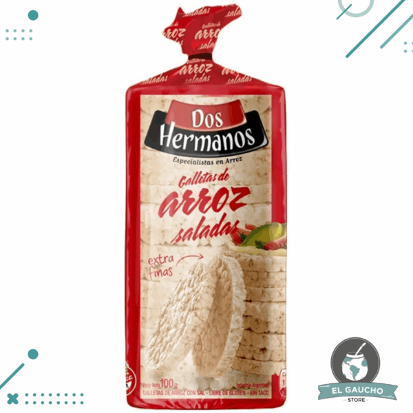 Galletitas de Arroz Dos Hermanos SALADAS 100g