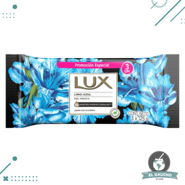 Jabon Lux Lirio Azul x 3u (375g)