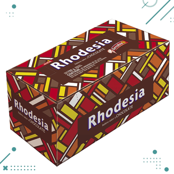 Rhodesia CHOCOLATE 22g Caja X36un (790gr)