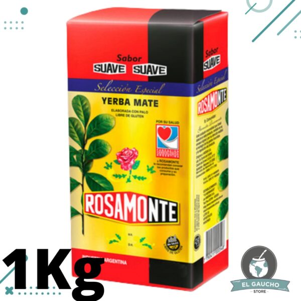 Yerba Mate Rosamonte SUAVE, Selección Especial (1000gr)
