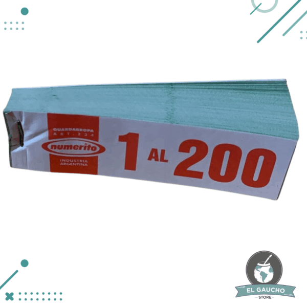 Talonario De Rifa Del 1 Al 200