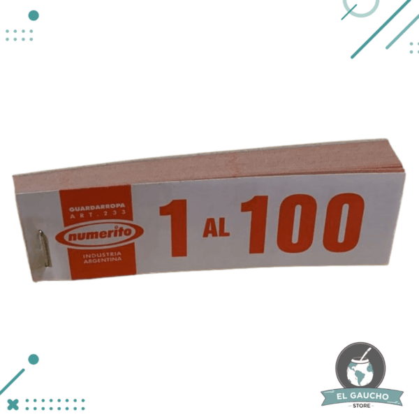 Talonario De Rifa Del 1 Al 100