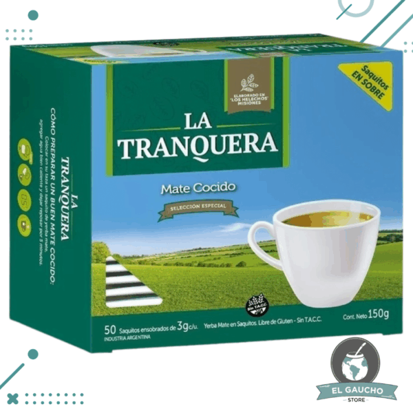 Mate Cocido La Tranquera 50 Saquitos de 3gr (150Gr)