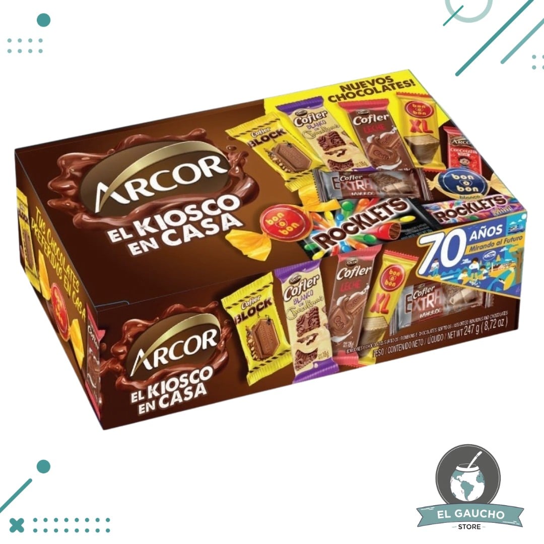 x3-Unidades-2022-07-29T140220.797.png Bombones y Chocolates Arcor, El Kiosco en Casa (246gr) - Imagen 1