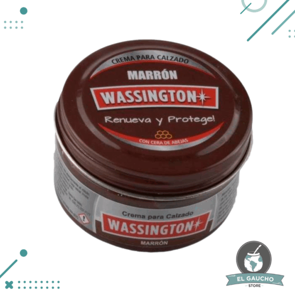 Wassington Pomada Para Calzado Marron 60gr