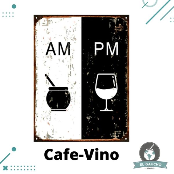 Cartel De Chapa, Mate-Vino