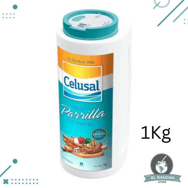 Sal Celusal Entrefina Para La Parrilla Salero 1Kg