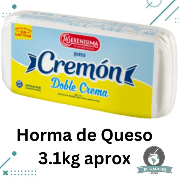 Horma de Queso CREMON DOBLE CREMA 3.1Kg Aprox