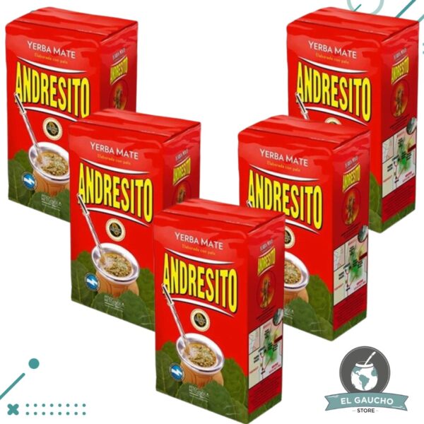 Yerba Mate Andresito Tradicional (1Kg) (Pack 5) (5kg)
