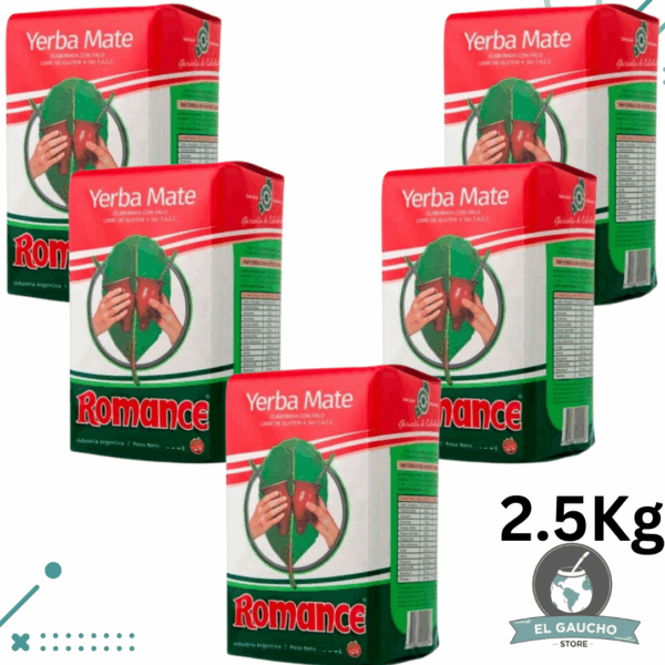 Yerba Mate Romance Original (500gr) (Pack x5) (2.5kg)